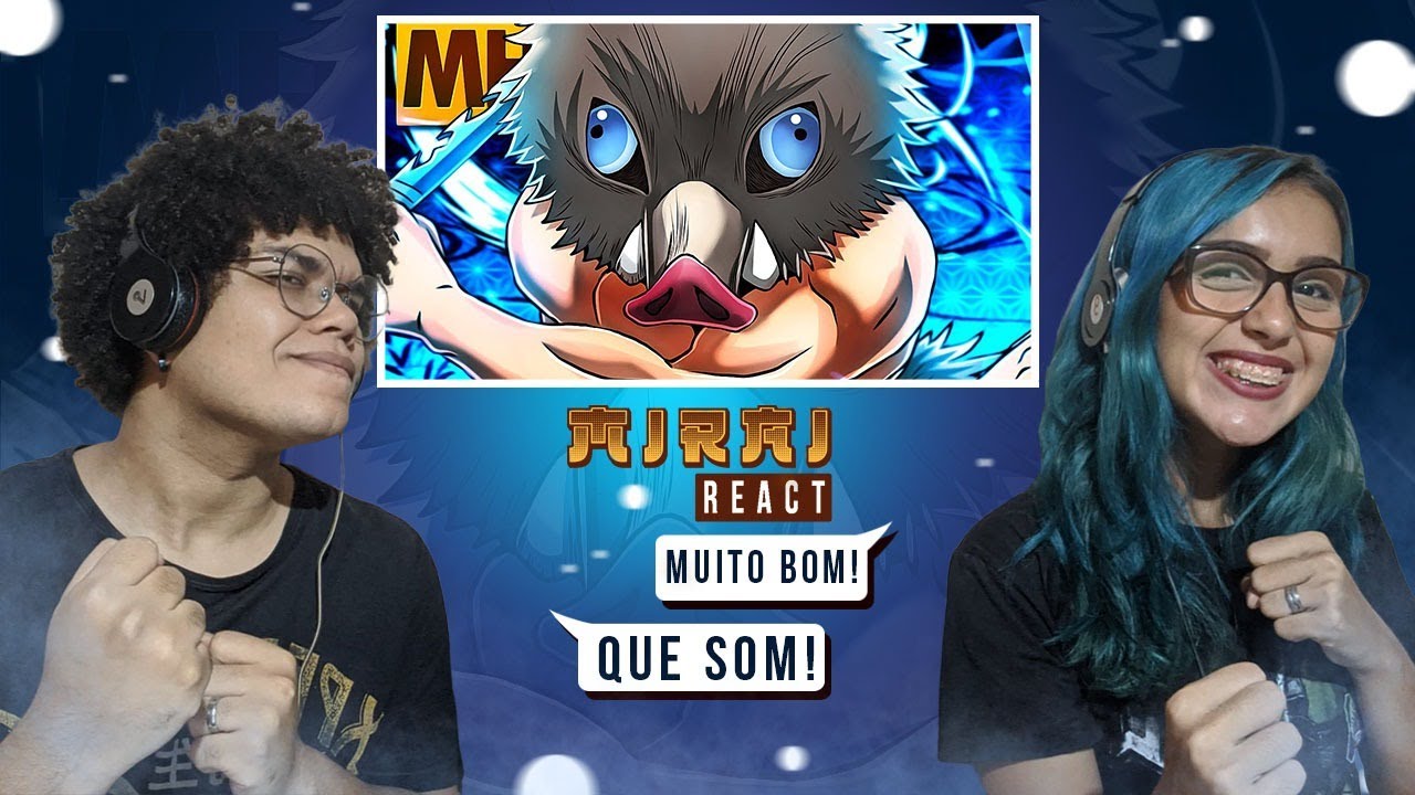 REACT // Tipo Inosuke Hashibira 🐗 (Kimetsu no Yaiba) | Style Trap | Prod. Sidney Scaccio | MHRAP