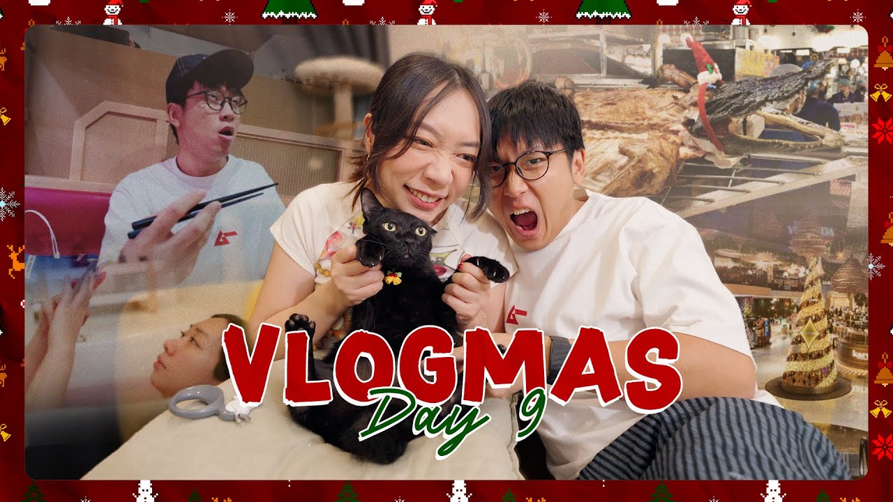 曼谷Vlogmas EP.9🎄去彩妝店大爆買🛍️不敢自己逛街了...、一起去逛ICONSIAM、推薦的熔岩蛋包飯🍛