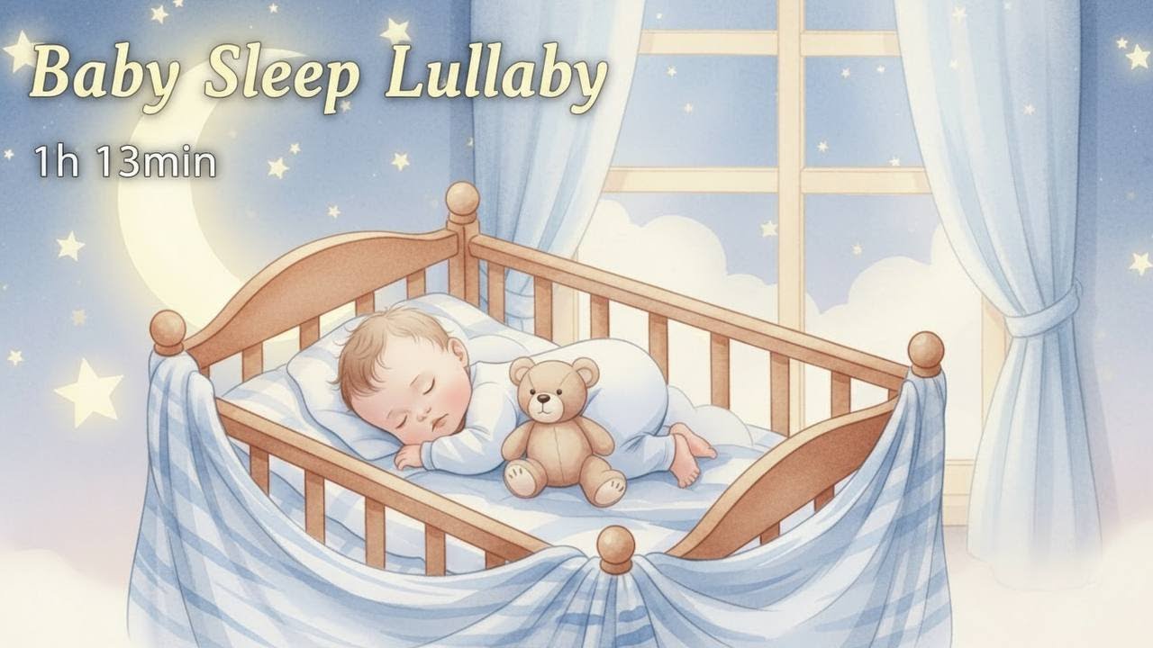 🌙 Hush Little Baby, Don’t You Cry 🌙 | Gentle Lullaby for Baby Sleep