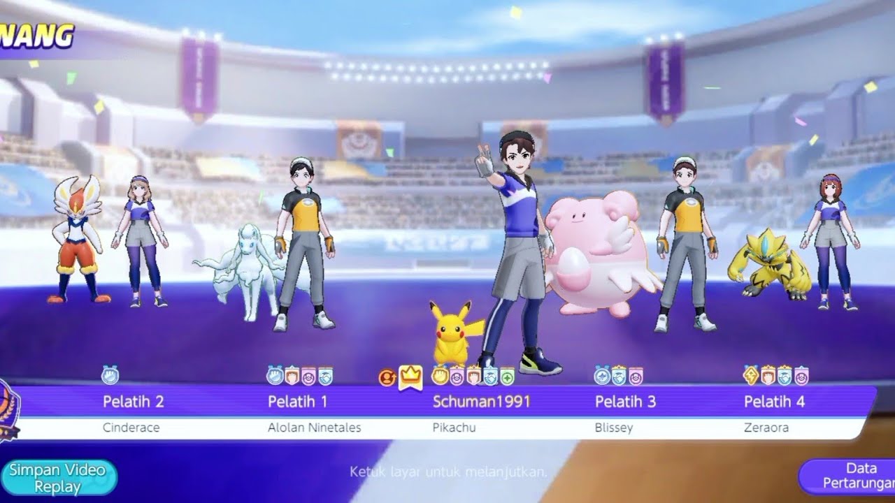 Solo Battle @pokemon Unite With Pikachu