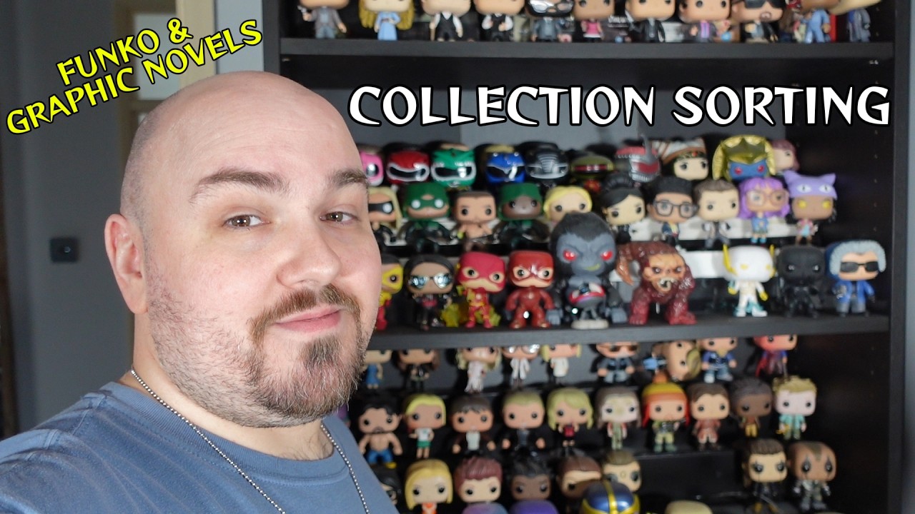 Sorting through my Funko Pop and Graphic Novel Shelf Displays (PART 1)