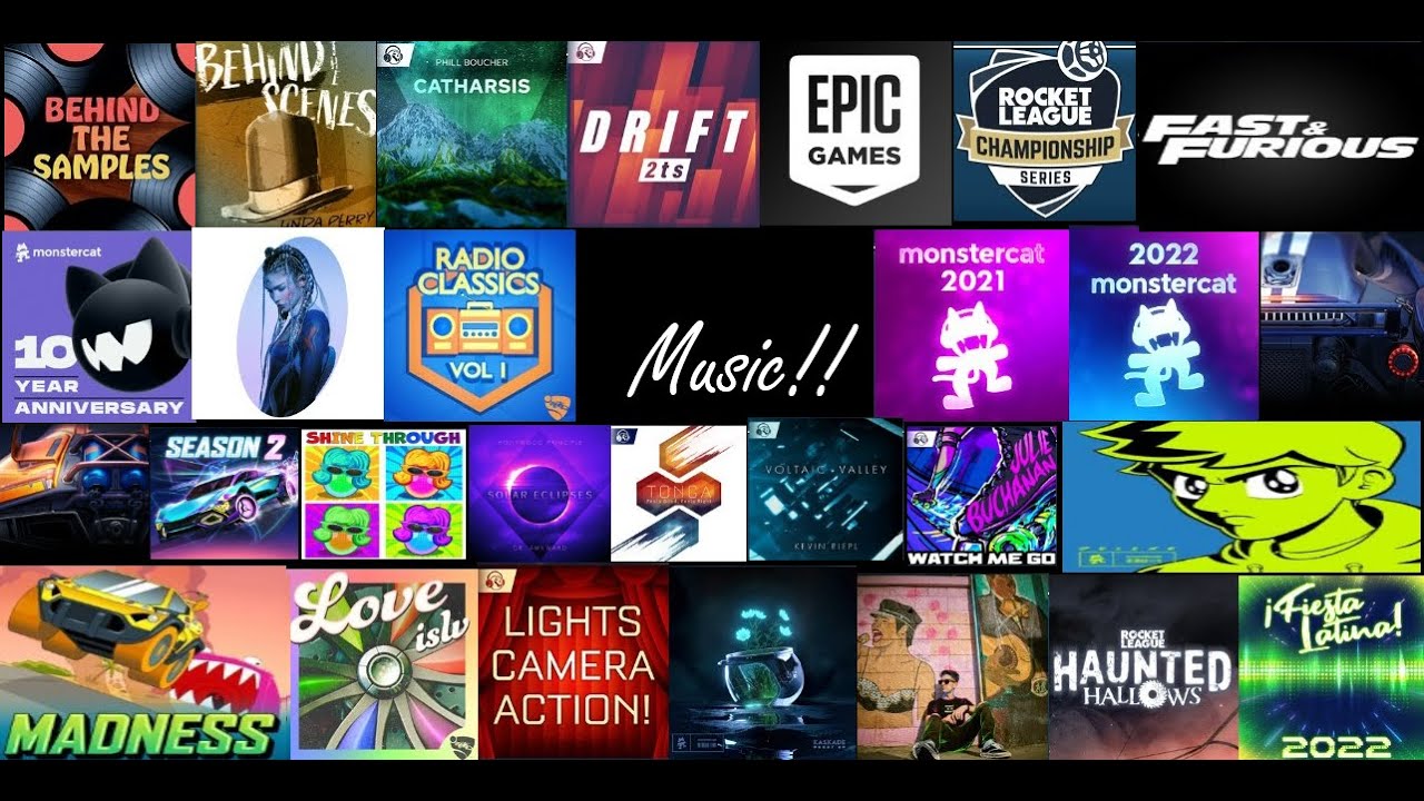 [Rocket League] All the Anthems I have in My Inventory