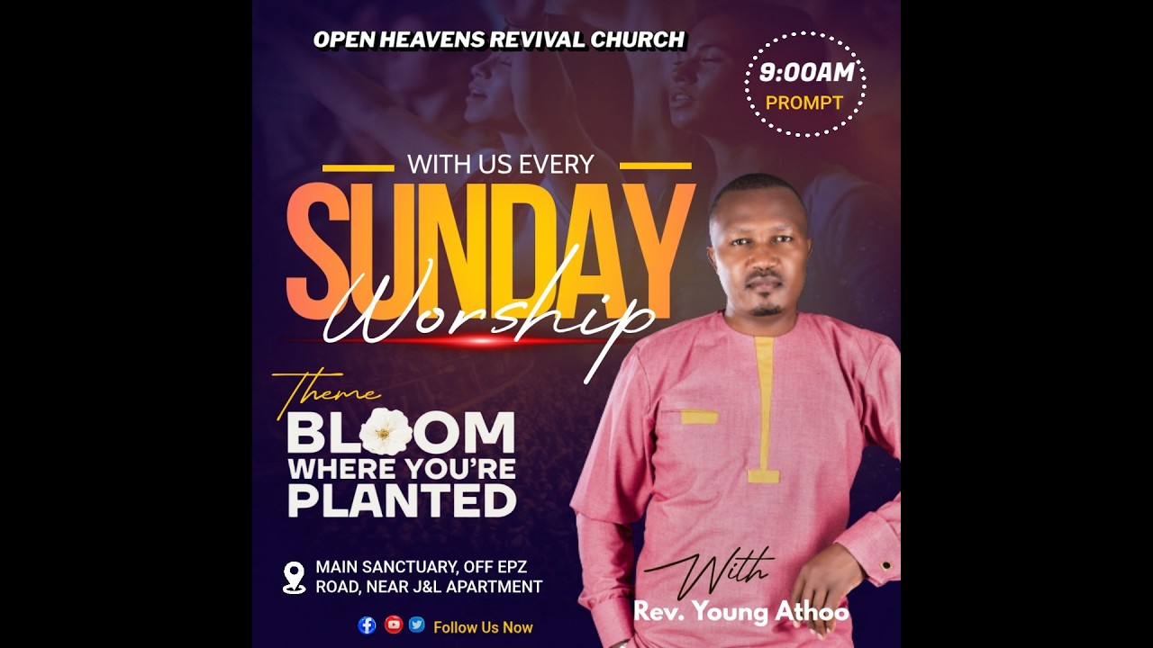 SUNDAY WORSHIP SERVICE