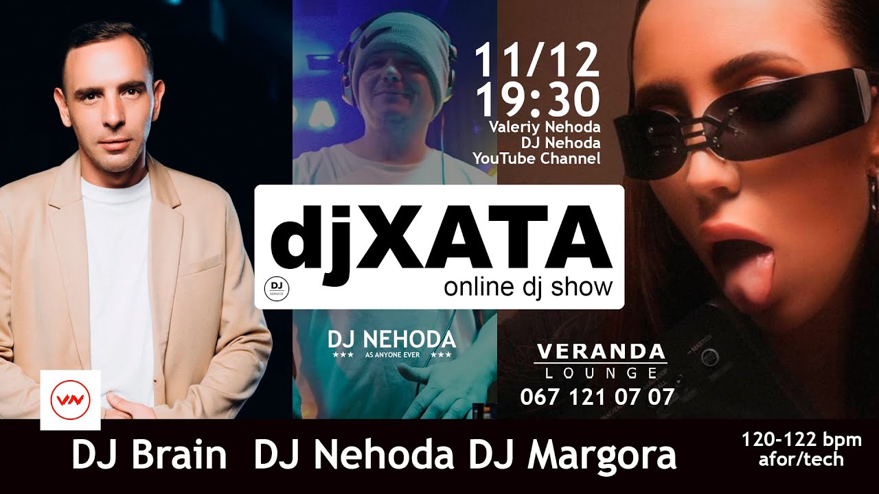 Afro Tech Deep House  DJ Brain  DJ Nehoda DJ Margora at djXATA online 11 12 2025