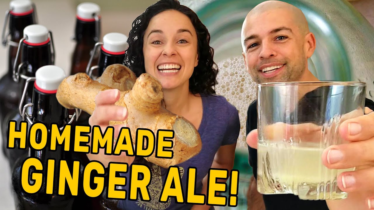 How to Make Homemade Ginger Ale Soda with Real Ginger | The Fermentation Adventure