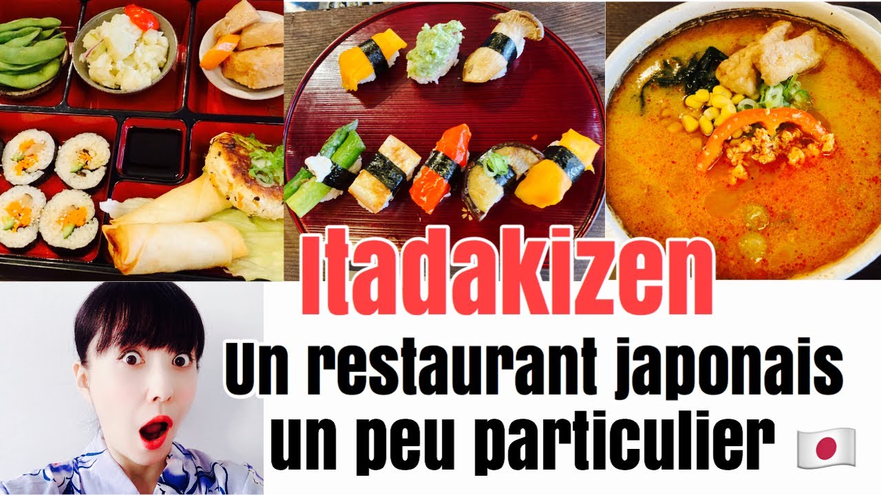 Un restaurant japonais un peu particulier 🇯🇵 Itadakizen🥑🍆🍅🥕🌶🥒🥔🥬