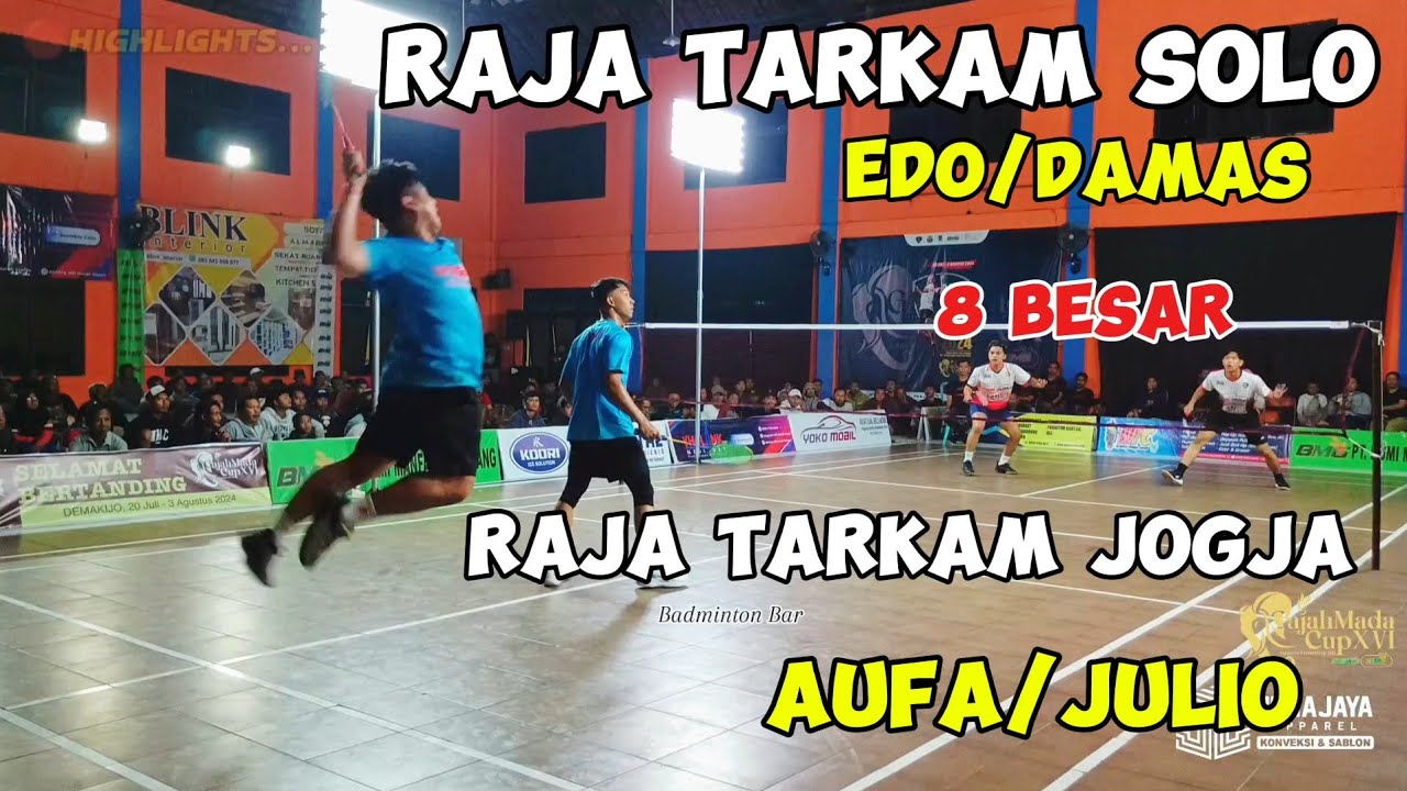 Perebutan Tiket SEMIFINAL‼️Raja Tarkam Solo Edo Rambo/Damas Vs Raja Tarkam Jogja Aufa/Julio