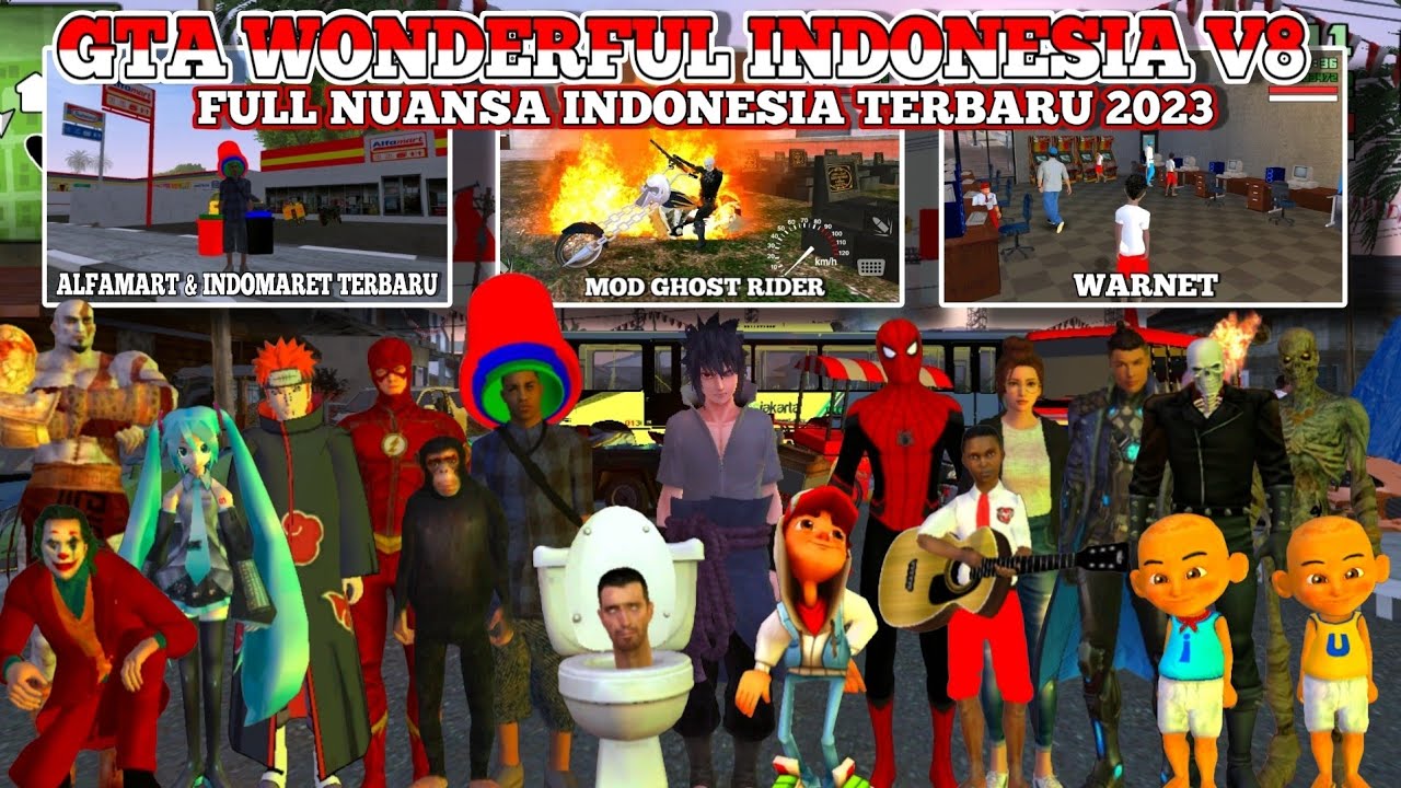 RILIS❗GTA WONDERFUL INDONESIA V8 FULL NUANSA INDONESIA TERBARU DI ANDROID