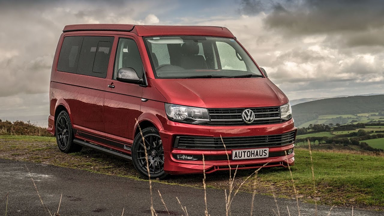 VW T6 Campervan - Soul Red Pearl & Black Leather Autohaus Spartan