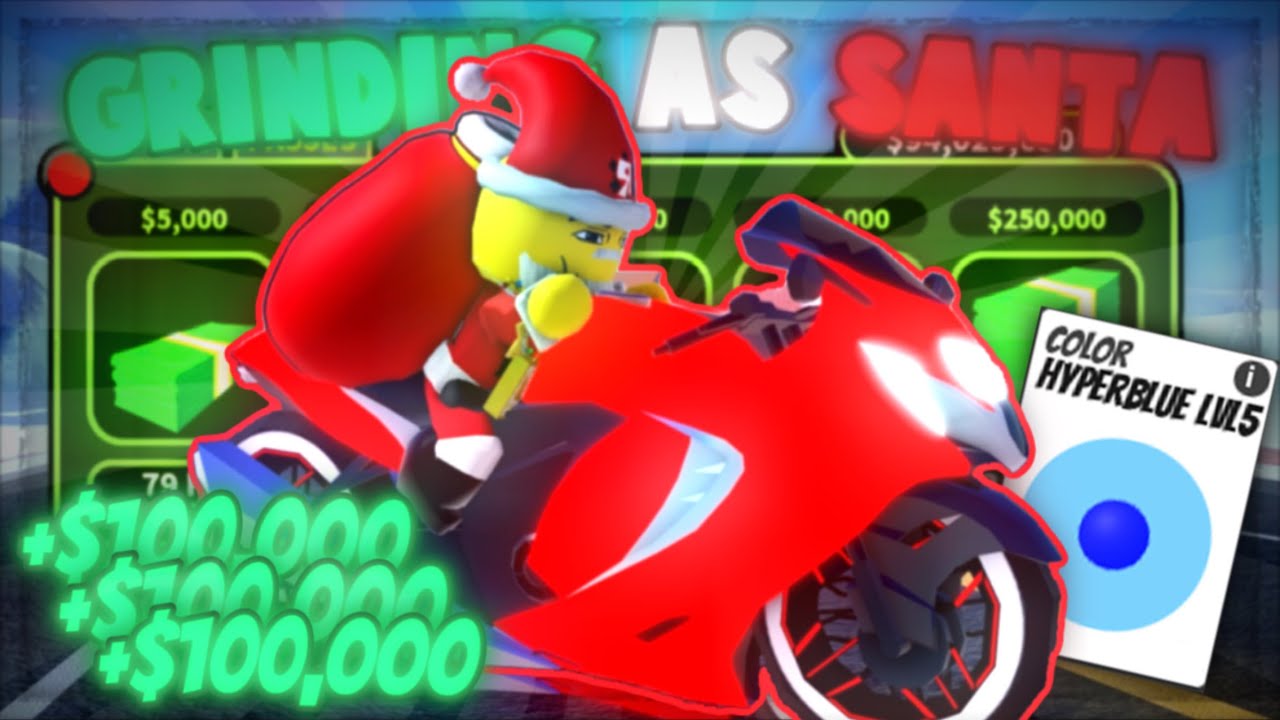 The GRIND To 100 Million CASH With SANTA… (Roblox Jailbreak)