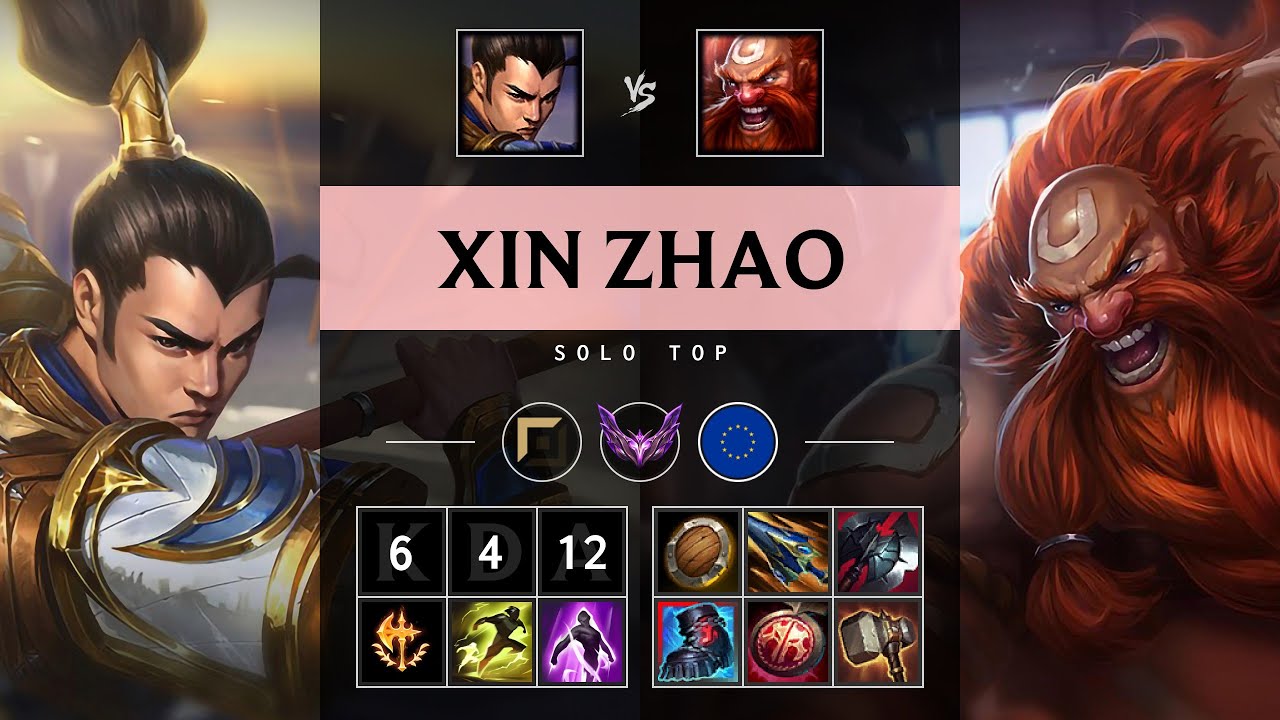 Xin Zhao Top vs Gragas - EUW Master Patch 25.16