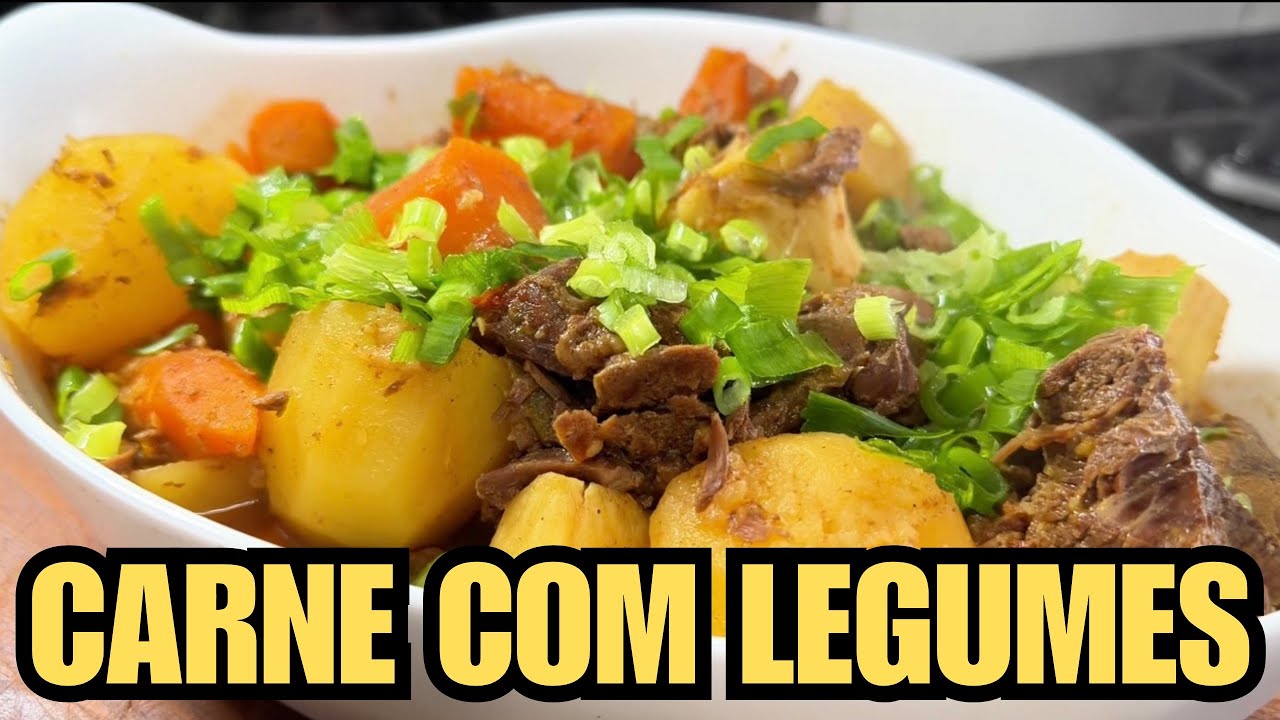 Peito Bovino Com Legumes. RECEITA FÁCIL 