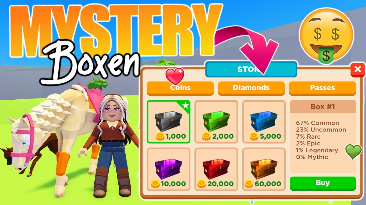 wir öffnen 🅰🅻🅻🅴 MYSTERY BOXEN 🎁✨ in Horse Valley 🐴 Roblox