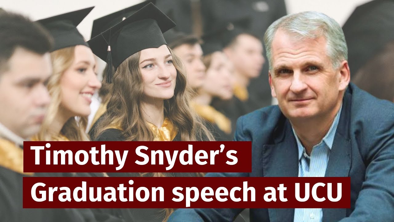 Timothy Snyder: Freedom is to do the right thing