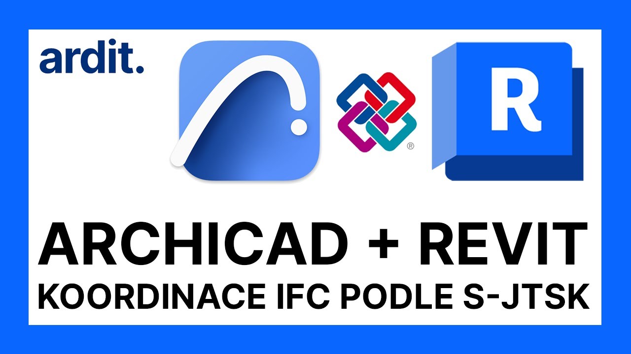 Archicad + Revit: koordinace IFC exportů podle S-JTSK