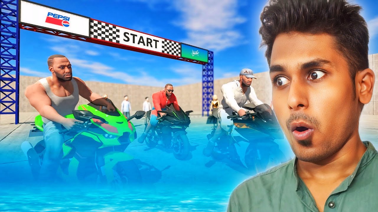THE GREAT RIVER RACE😮😮| FRANKLIN RAMESHAN CONFUSED | Indian bike driving 3d