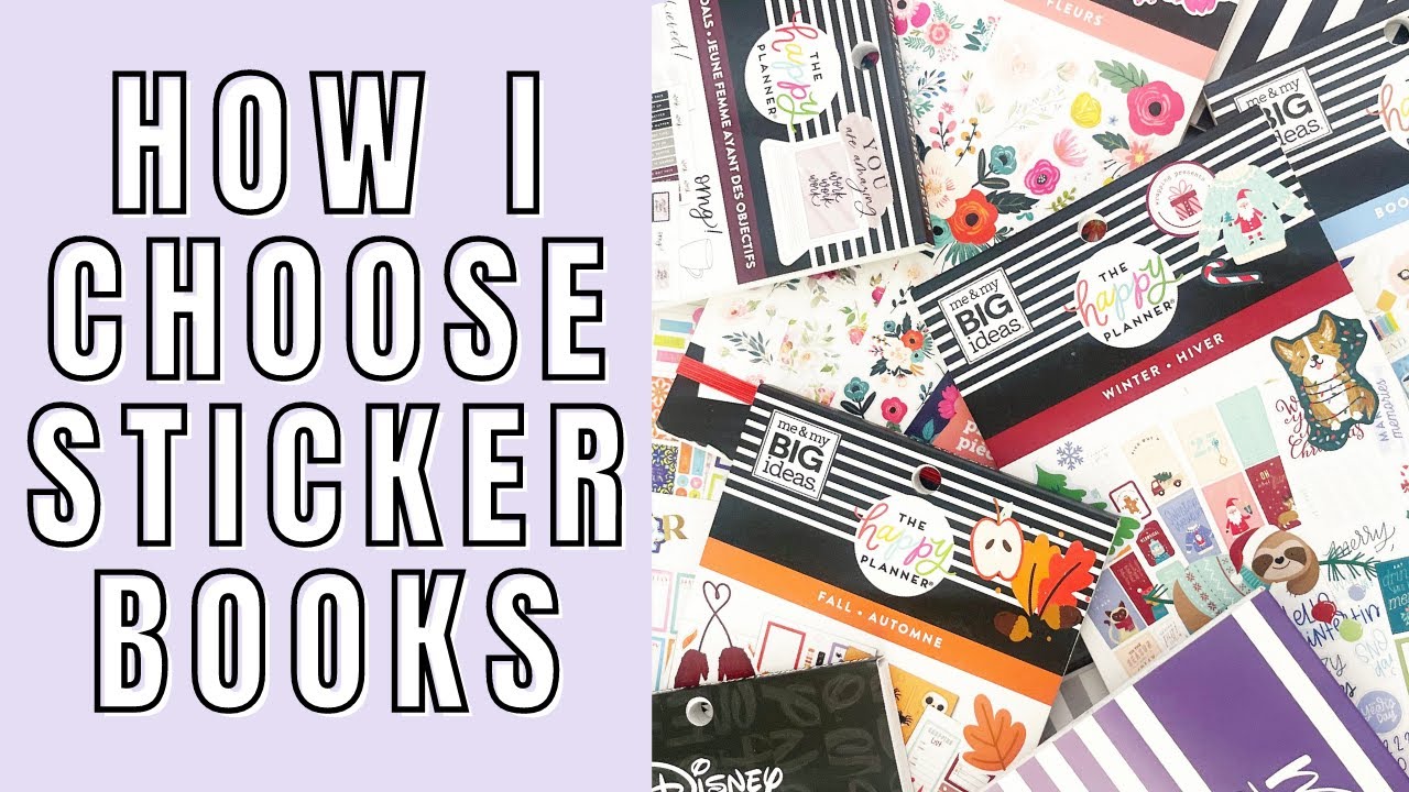 HOW I CHOOSE STICKER BOOKS TO BUY | PLANNER STICKER BOOKS | PLANNER TIPS
