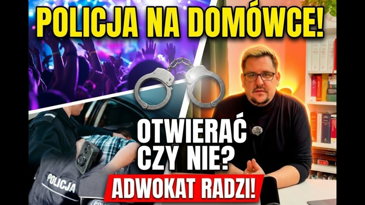 Policja puka do drzwi: Czy musisz ich wpuścić? (Domówka i Twoje prawa)