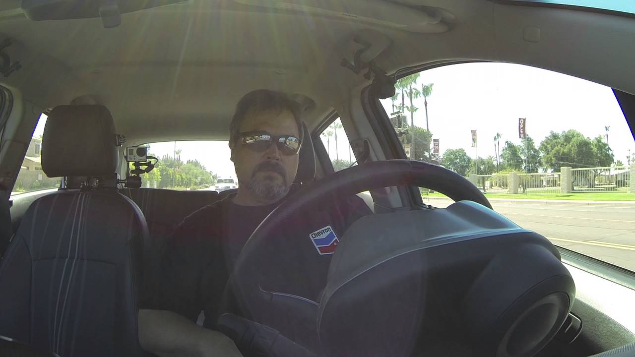 East on McKellips Rd from Epic Thrift Store, 1927 N Gilbert Rd, Mesa, Arizona, 29 Oct 2016 GOPR5464