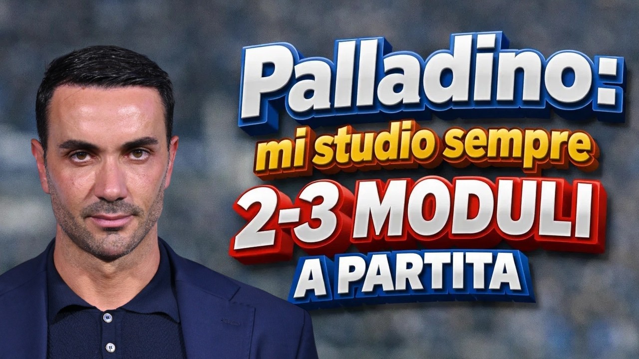 Palladino fa giocare l'Atalanta così: 