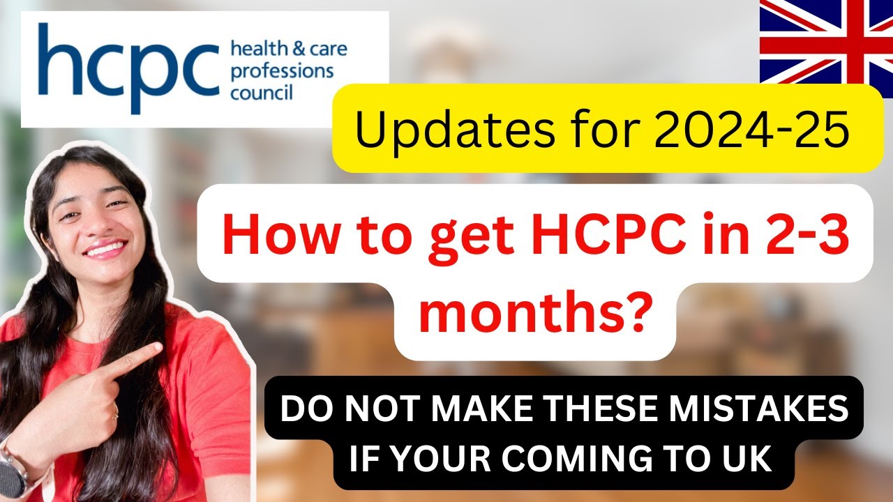 Ускоренная процедура регистрации в HCPC | Онлайн-заявка в HCPC для иностранных выпускников | Рабо...
