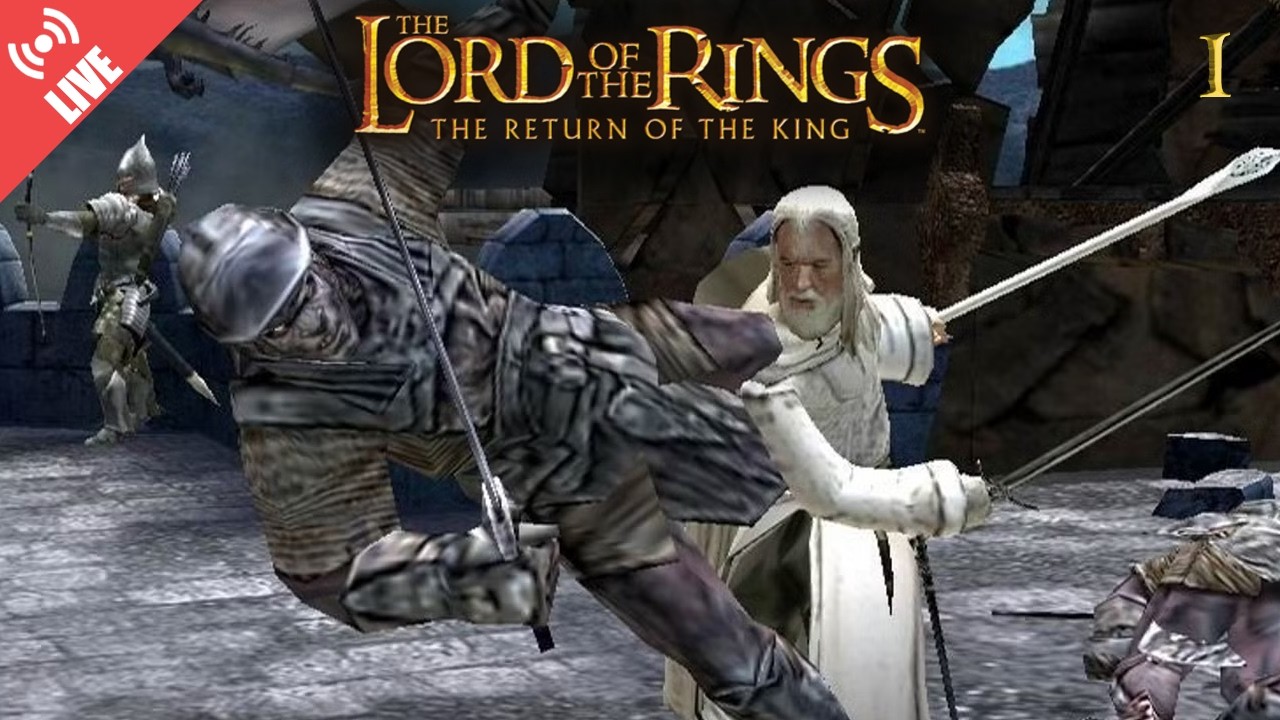LOTR The Return of the King (PS2) | Full 2P Playthrough Part 1