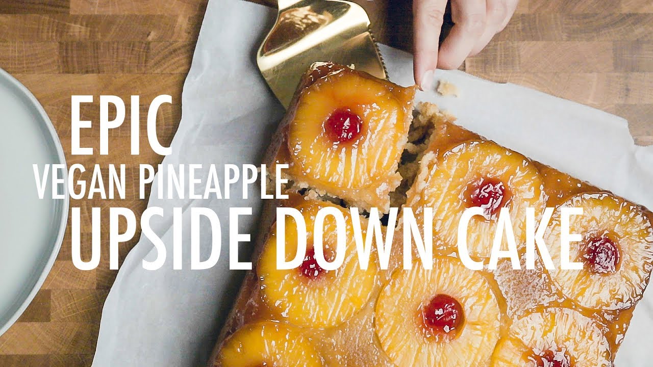 How to make Vegan Pineapple Upside Down Cake
