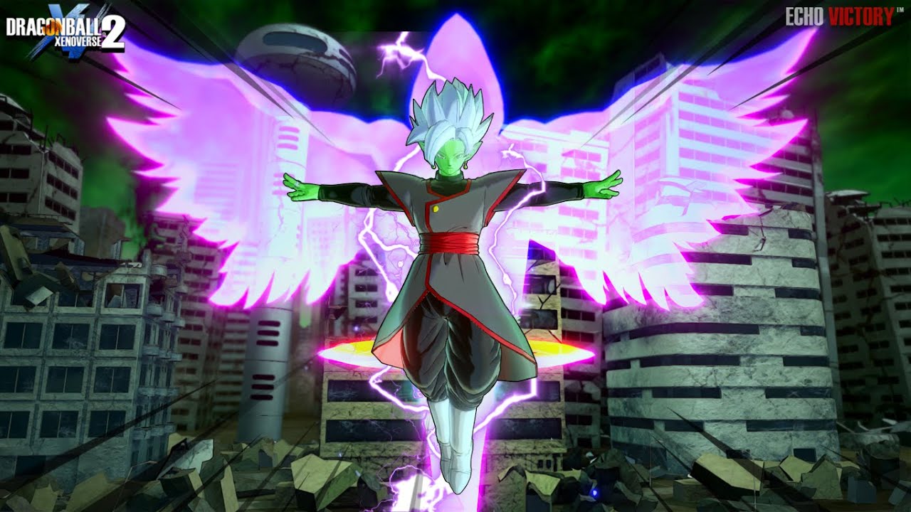 True Lightning of Absolution! Fused Zamasu Divine Halo Destroy Goku and Vegeta! DBXV2 MOD