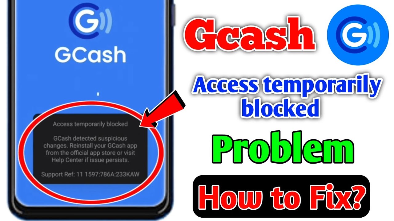 Gcash Access temporarily blocked problem | How to Fix Gcash Access temporarily blocked problem