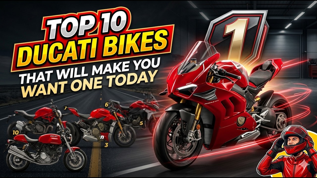 Топ-10 мотоциклов Ducati, которые заставят вас захотеть приобрести один уже сегодня!