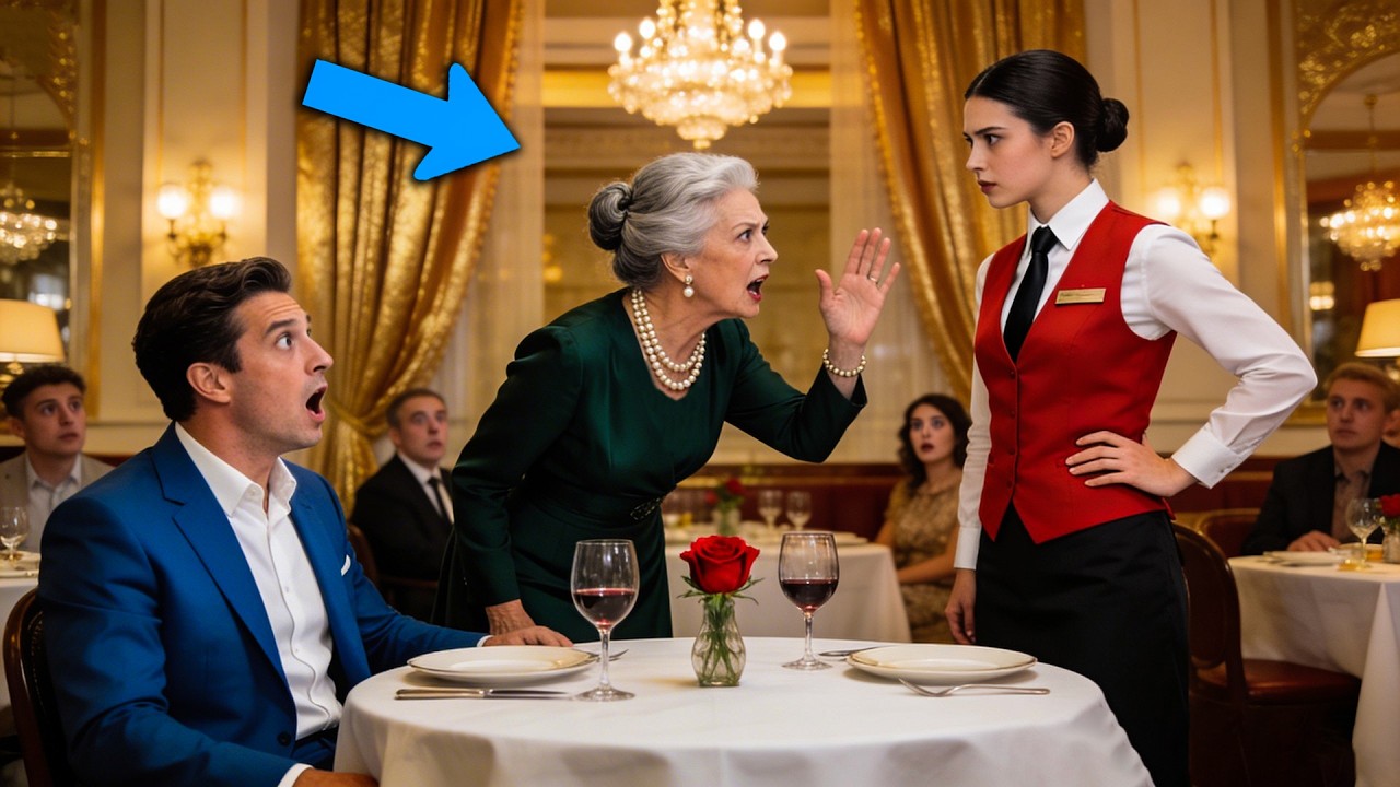 TODOS TEMÍAN A LA MADRE DEL MILLONARIO… HASTA QUE LA CAMARERA LA DEJÓ EN SHOCK