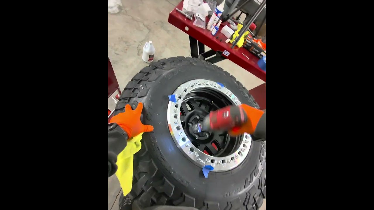 Building some bead lock wheels for our Jeep.  