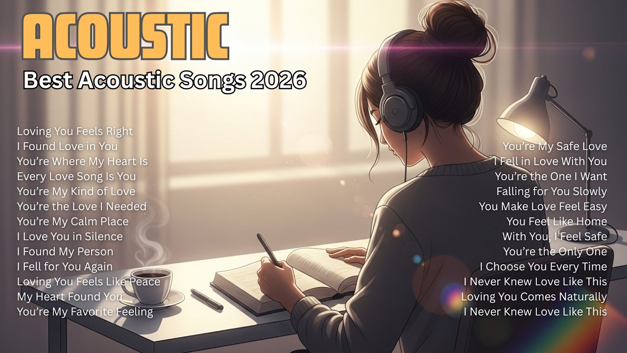 Best Acoustic Song 2026 💞🎵| Best Chill & Relax Playlist 2026  | Style Vocal Alan Walker, Adele