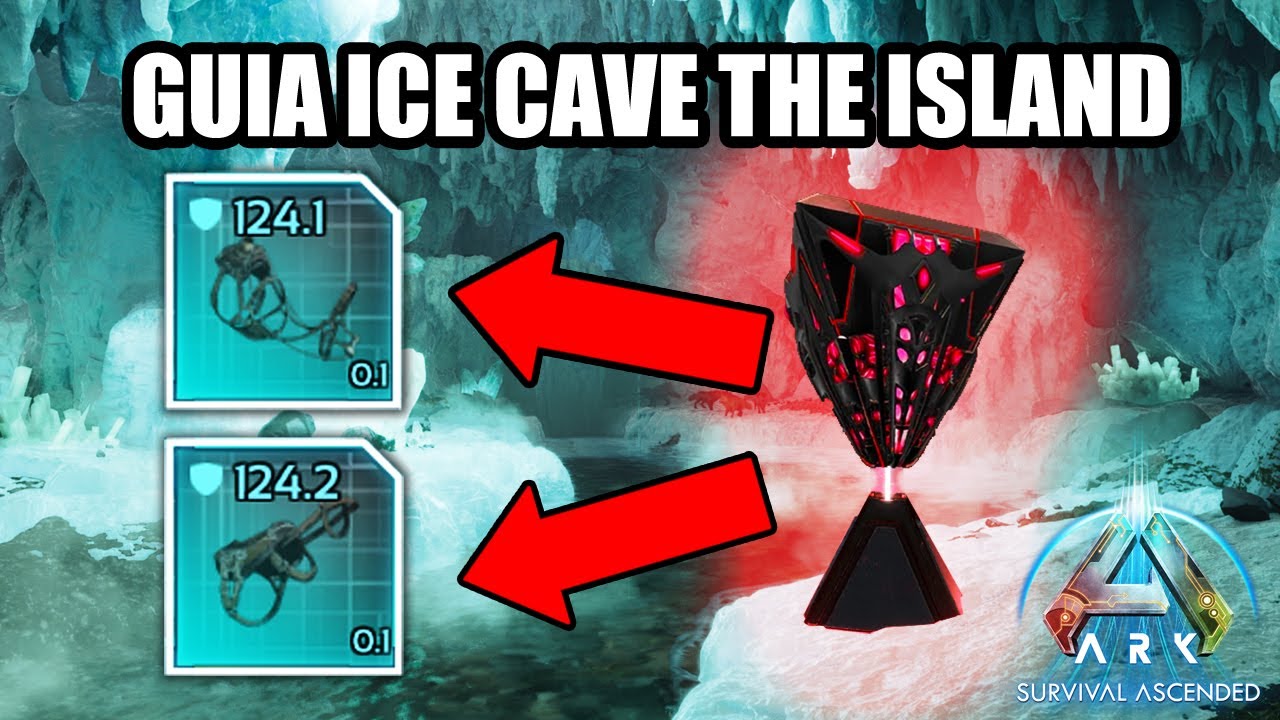 ICE CAVE - GUIA COMPLETO E LOCALIZAÇÃO DOS DROPS - ARK ASCENDED