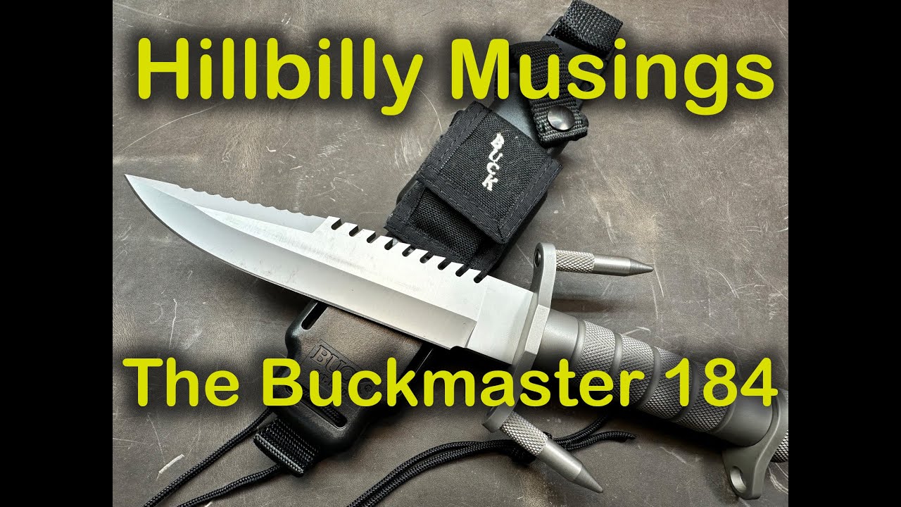 The Buckmaster 184 Survival Knife - A legend from the 80's!