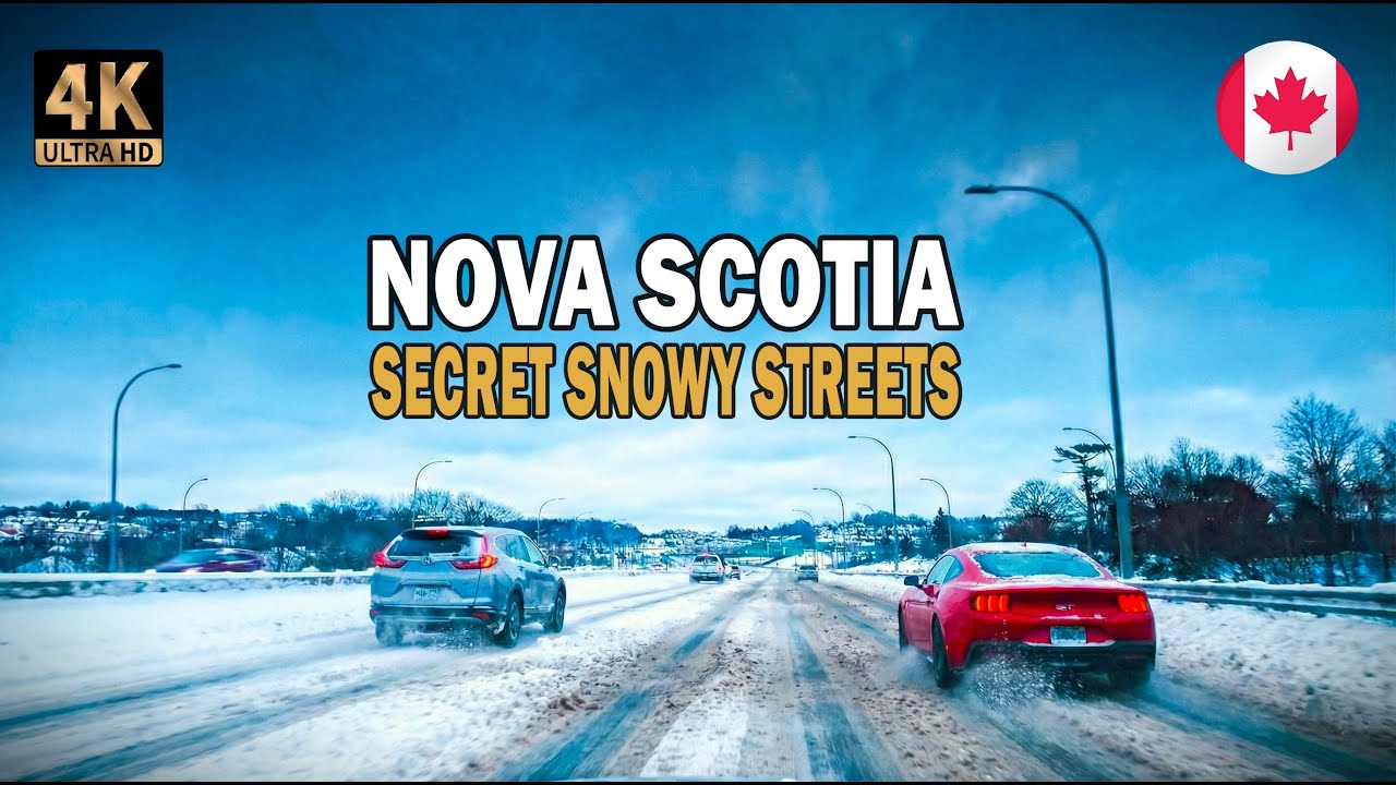 Peaceful Winter Drive 4K 2026  |  Halifax Snowy Streets That Will Surprise You❄️