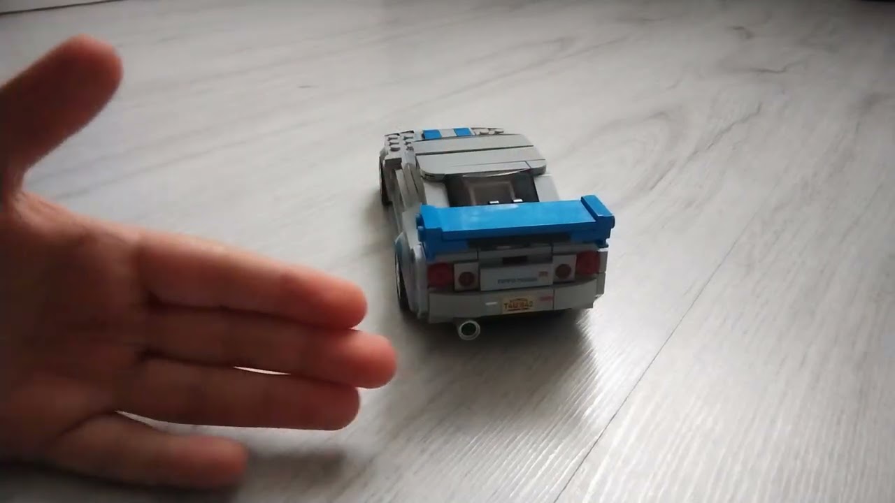 LEGO speed champions Nissan skyline r34 GTR tanıtım videosu(arkadaşım @kaanunal5996)