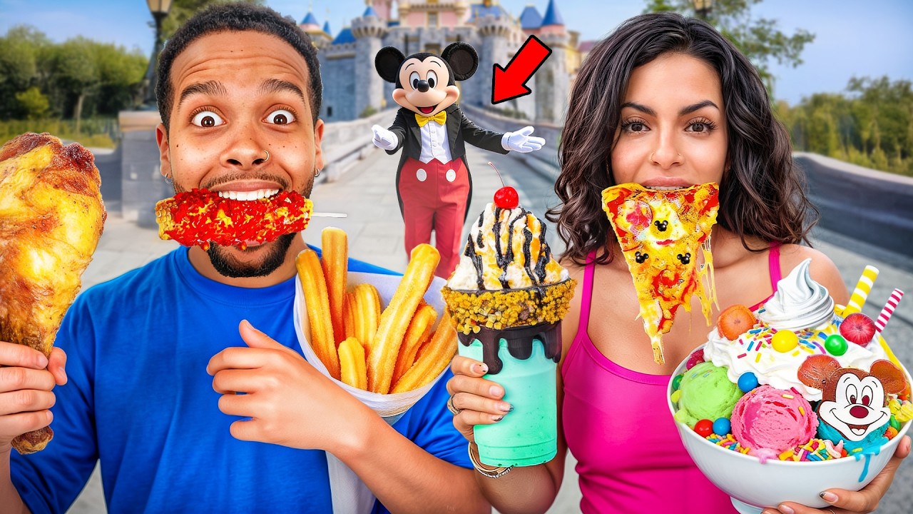 Eating Only DISNEYLAND Food for 24 Hours!