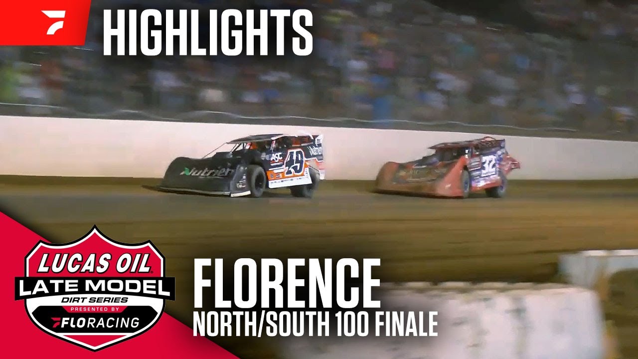 North/South 100 Finale | Lucas Oil Late Model Dirt Series at Florence Speedway 8/9/25 | Highlights
