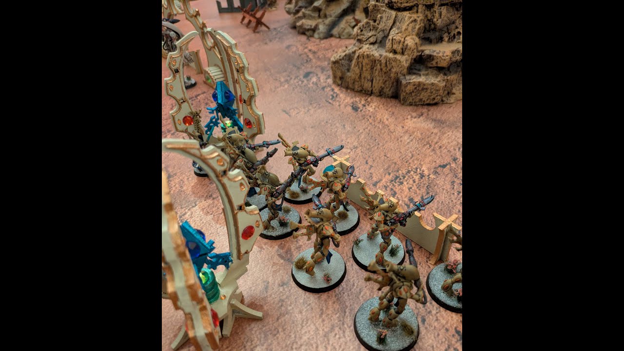Tau Empire vs Aeldari  Warhammer 40k 4th Edition Battle Report N° 109