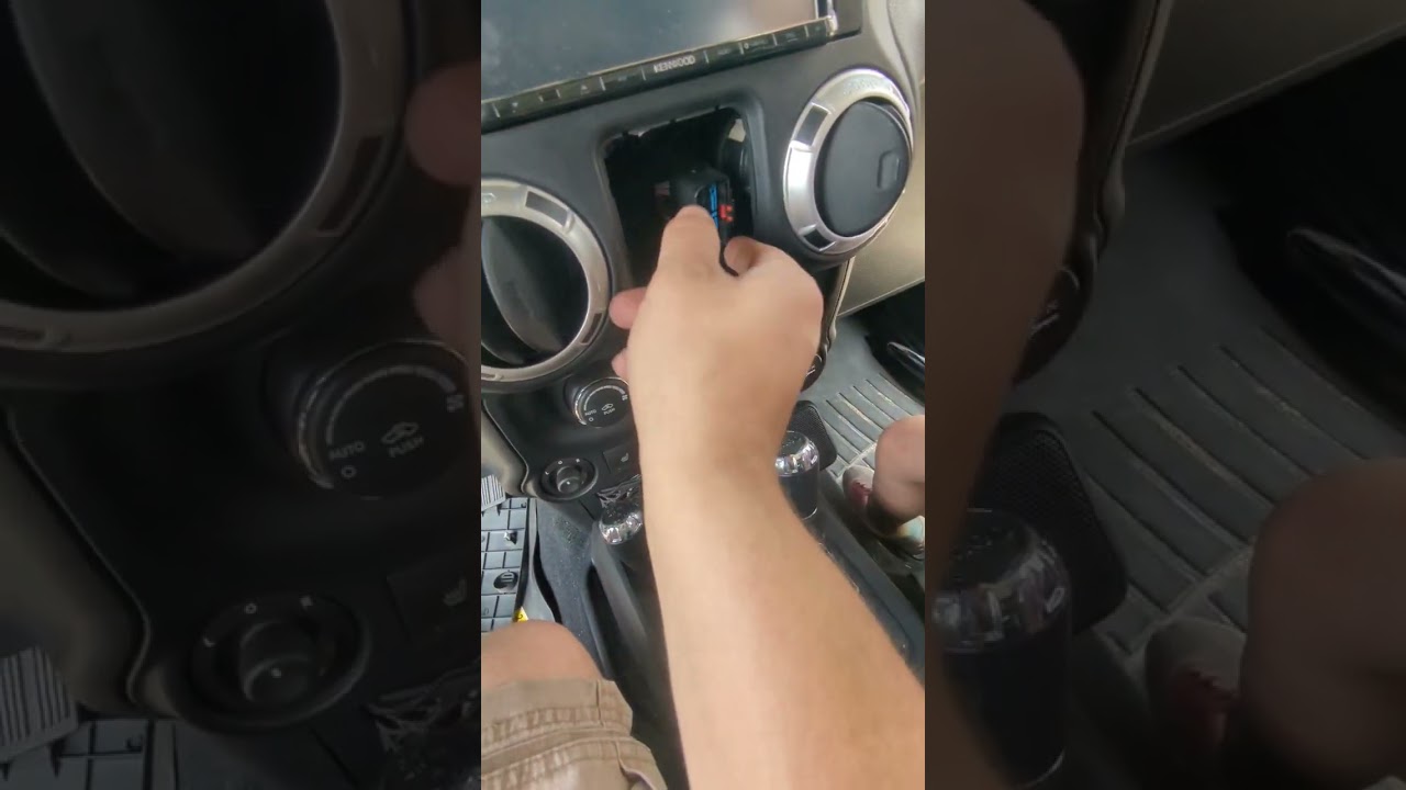 How remove radio in jeep wranglers!