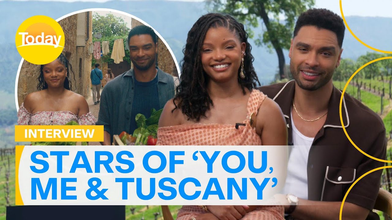 Stars of new rom-com movie 'You, Me & Tuscany' | Today Show Australia