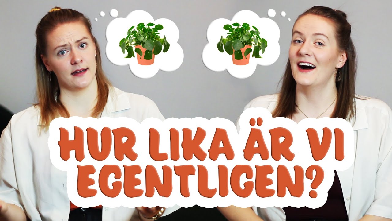 TVILLINGINTERVJU | Har vi tagit fel på oss själva nån gång?