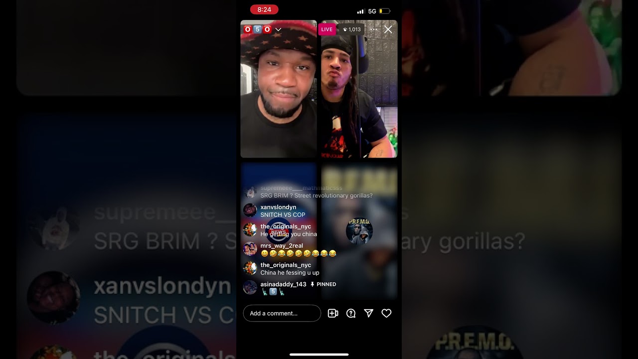 PREMO, CHYNABRIM & KHA REALITY GOES AT IT ON LIVE ‼️😳😳😮😮