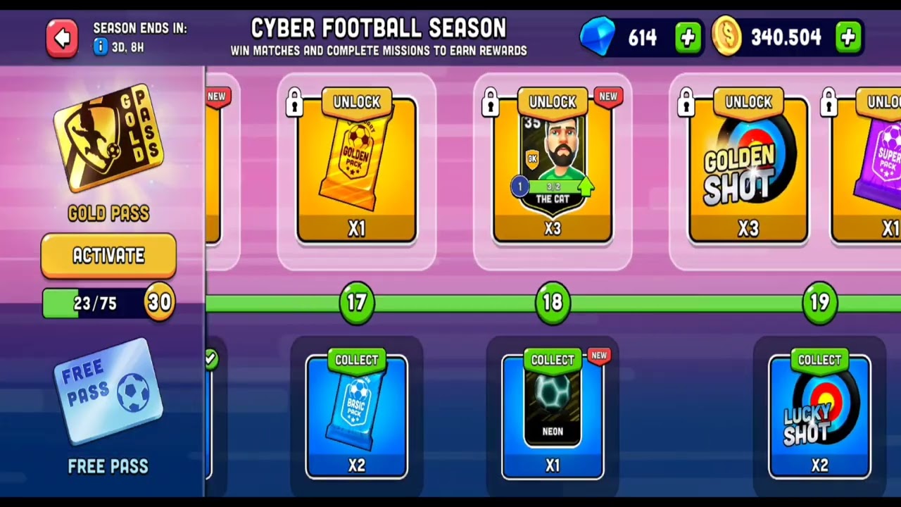 Claim All Free Pass - Mini Football Gameplay
