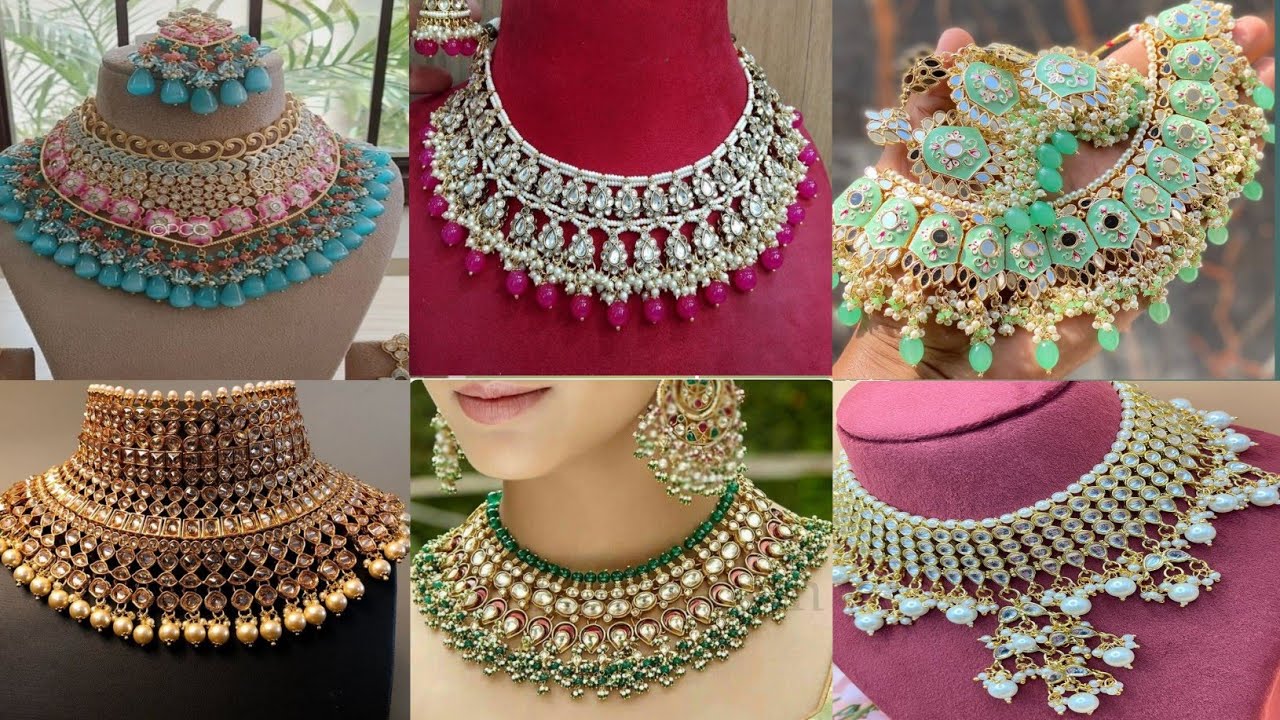 Designer kundan jewelry Ideas || kundan Necklace set || Bridal kundan jewelry 2023
