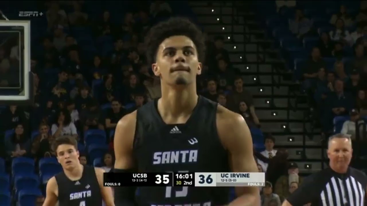 UCI Basketball vs UCSB Game Highlights 1 17 23