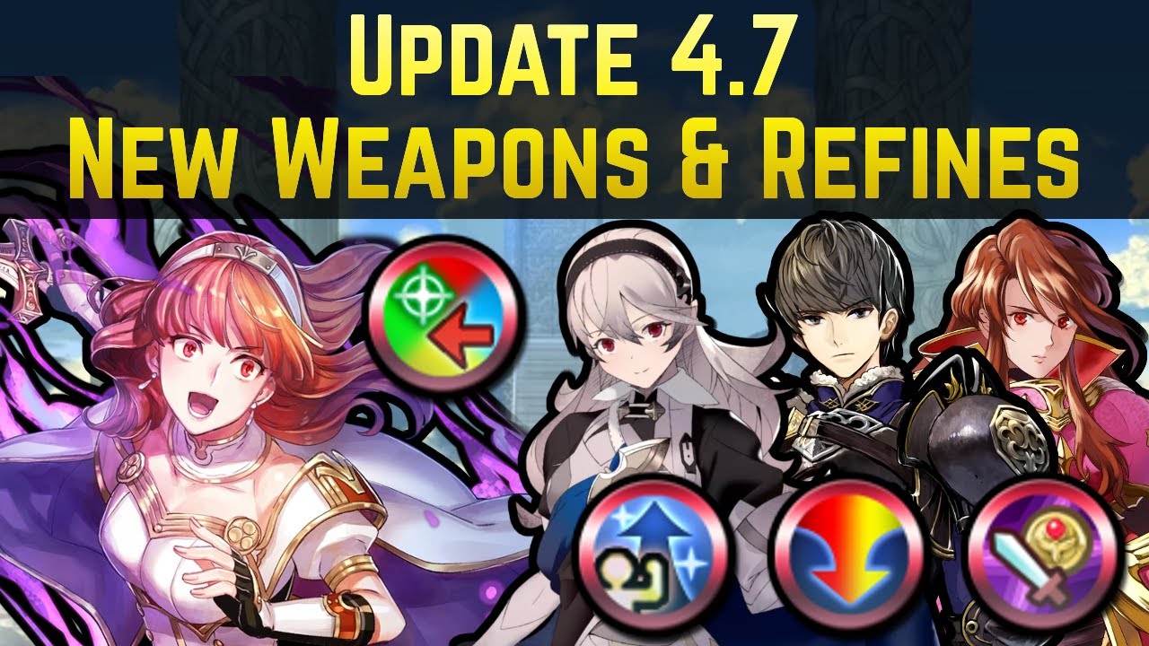 Fallen Celica, F!Corrin, Berkut, & Sheena New Weapons and Refines (Update 4.7) | Fire Emblem Heroes