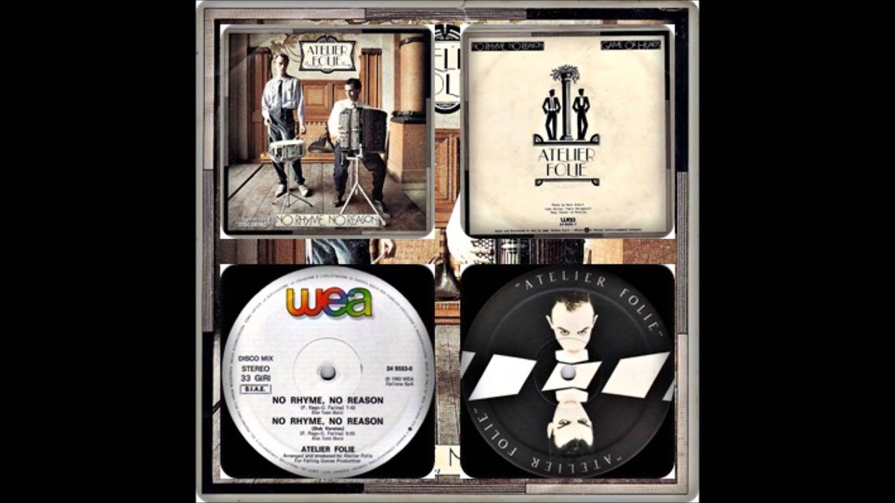 ATELIER FOLIE - NO RHYME, NO REASON (VOCAL, DUB 1983)