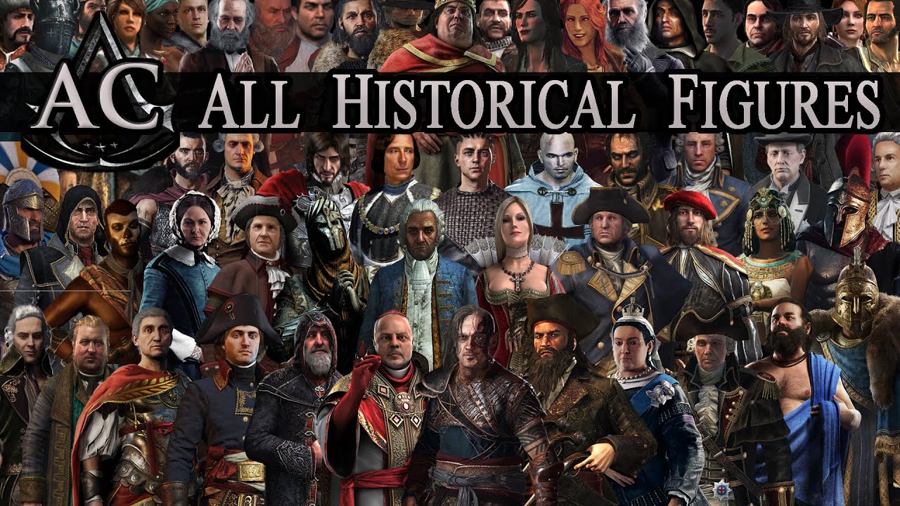 All Historical Figures in Assassin's Creed - (Includes Valhalla)